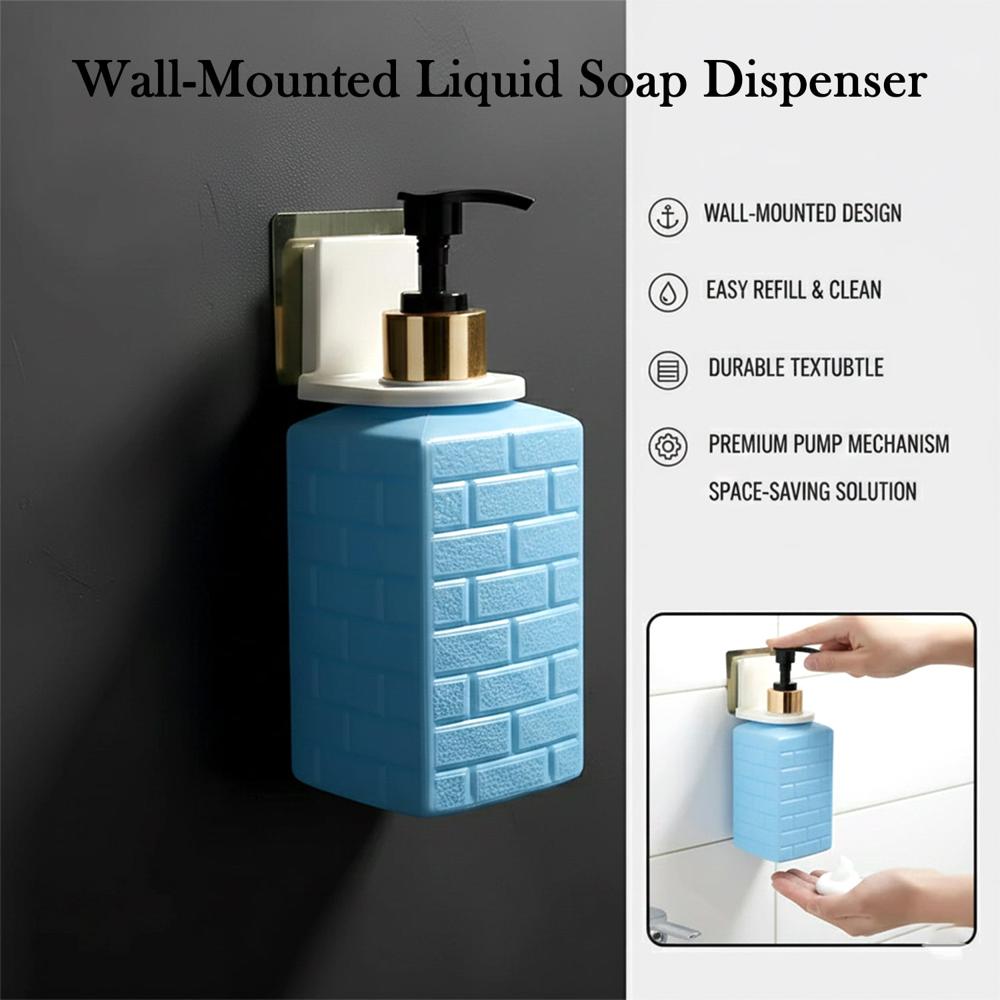 Wall-Mounted Liquid Soap Dispenser (1 Set) - Application: As Per Product Requirement
