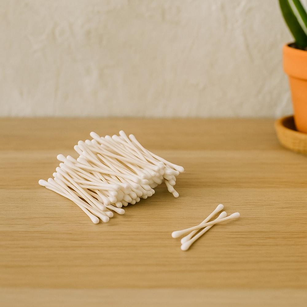 Paper-Stick Cotton Swabs - (100 Pc / Set)