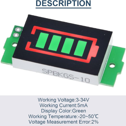 MH-DL18S Lithium Battery Capacity Indicator Module