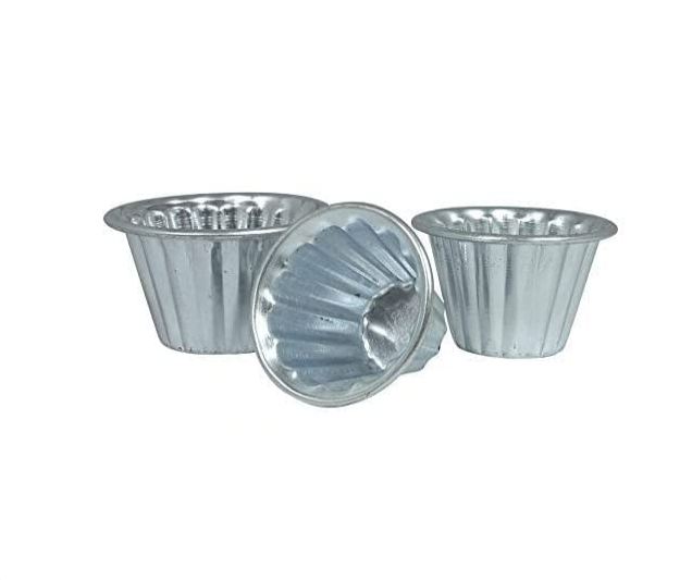MINI JELLY MOULD ALUMINIUM ANODIES 4 SHAPE (PLAIN, BATI, BOWL, TURKEY, DIAMOND)