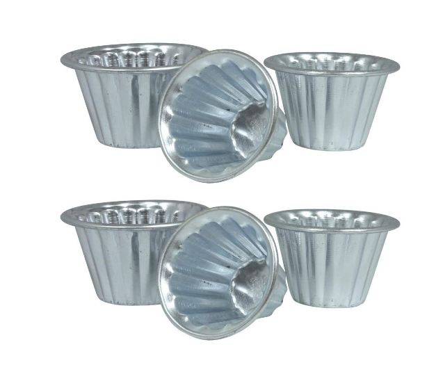 MINI JELLY MOULD ALUMINIUM ANODIES 4 SHAPE (PLAIN, BATI, BOWL, TURKEY, DIAMOND)