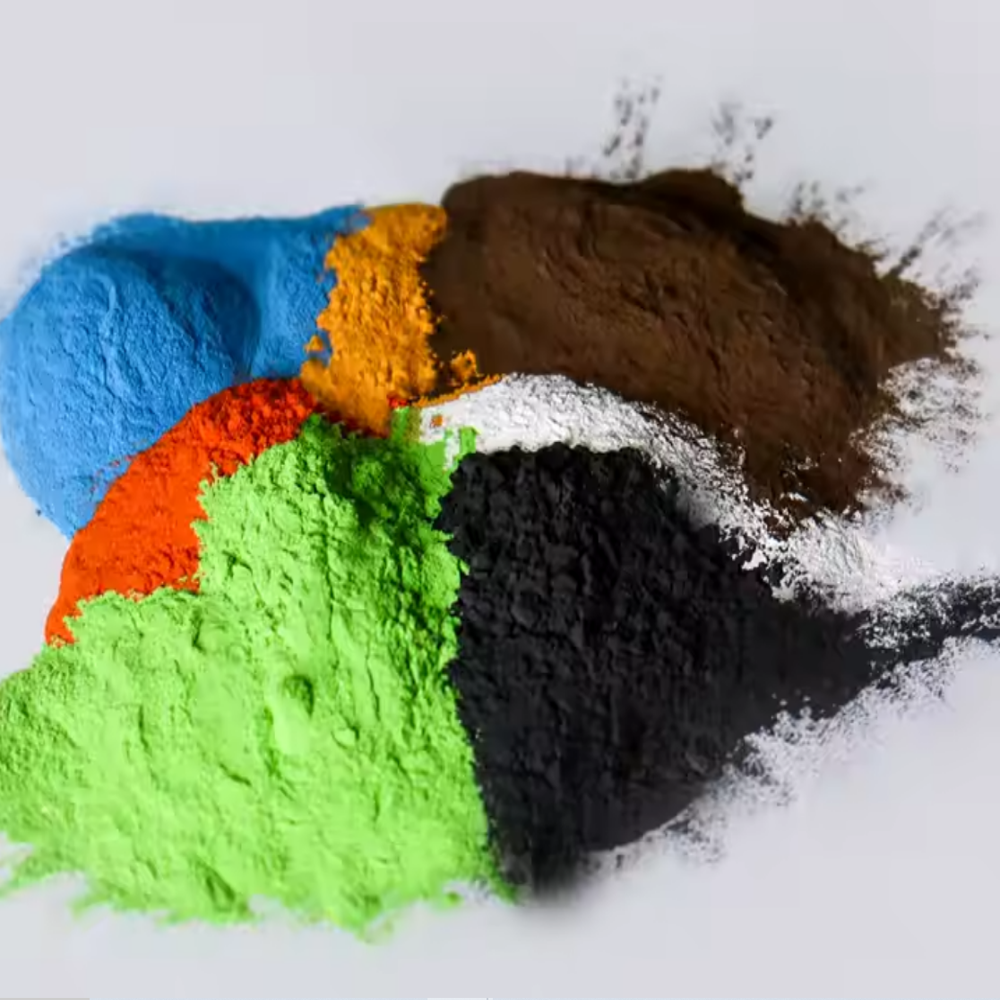 Automotive Trim Parts Powder Coating MT-A2201 /MT-YZ108GF - Polyester Clear Powder, Multiple Colors, 60-80 Micron Film, Electrostatic Spray, RoHS Compliant