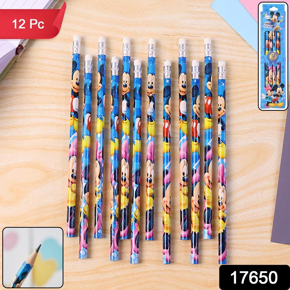 Premium Cartoon-printed Graphite Pencils Set Of 12 Pc - Application: As Per Product Requirement