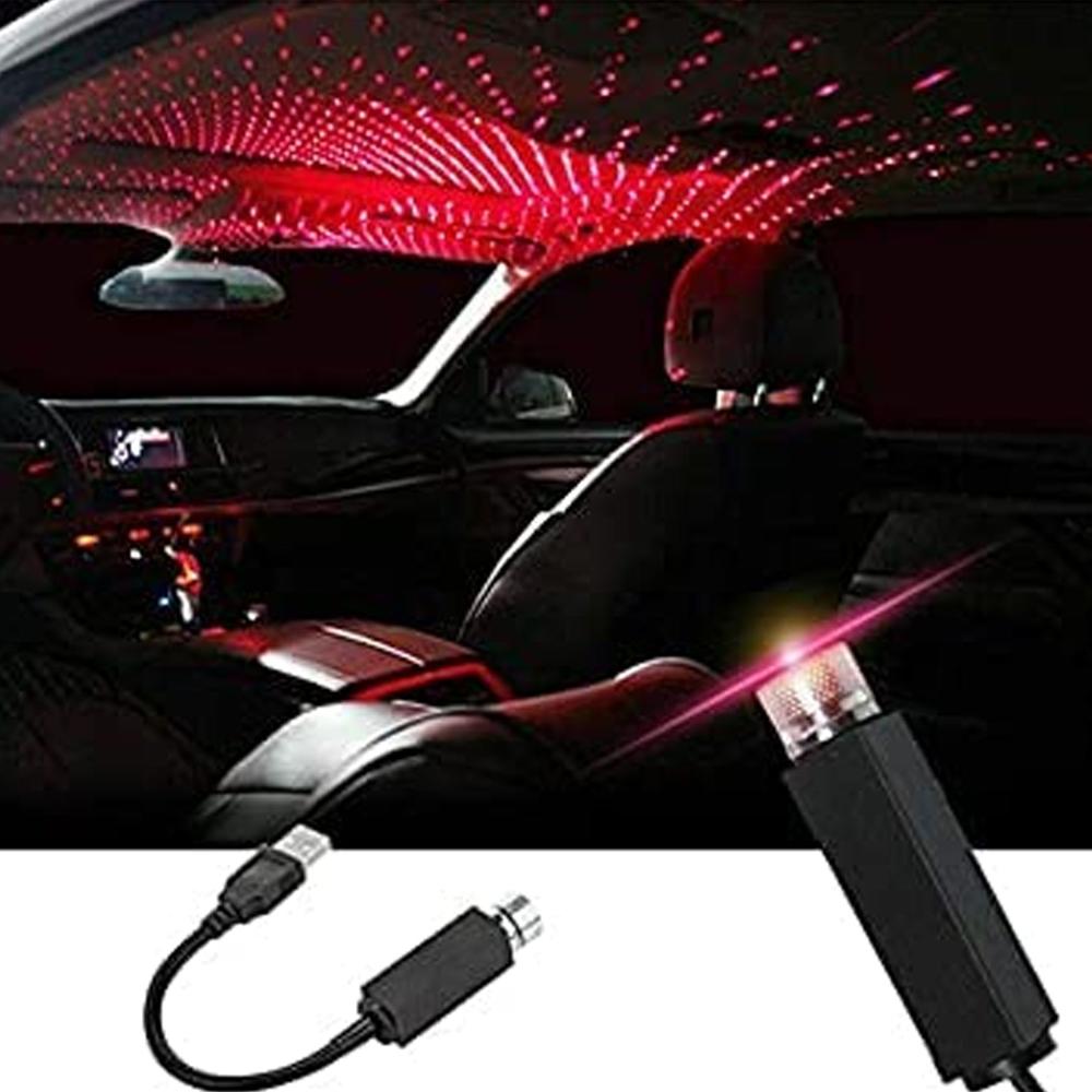 USB Star Projector Adjustable Night Light for Home & Car