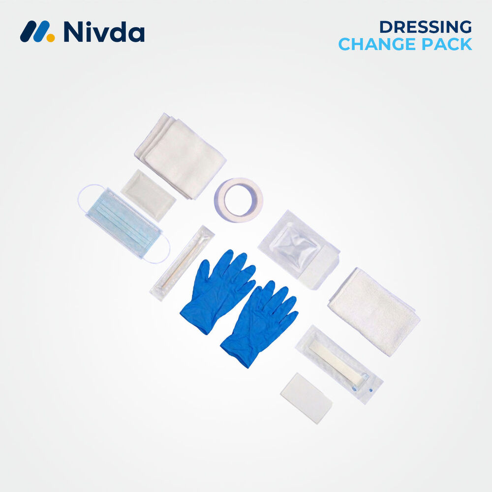 General Dressing Change Kit - Color: Blue