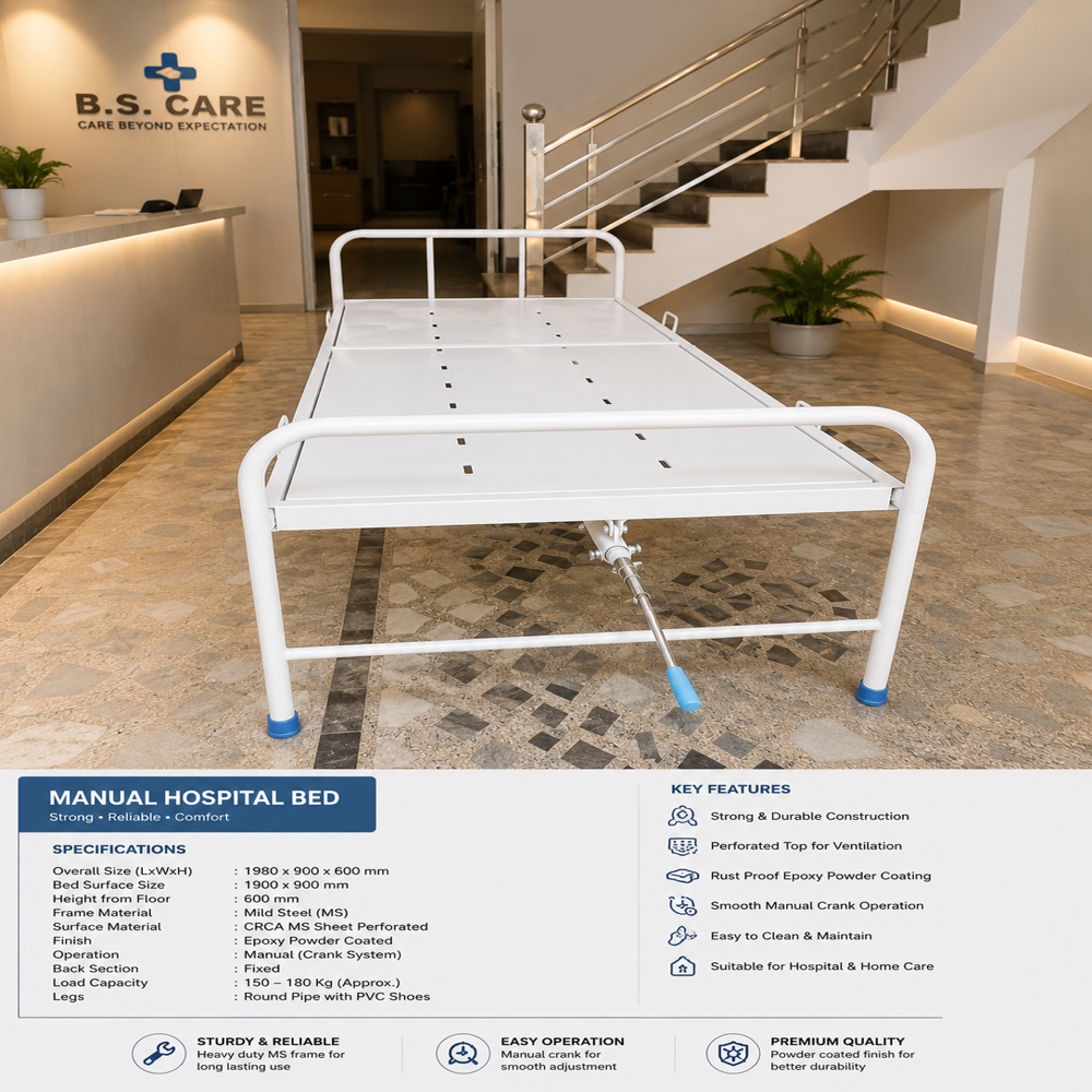 Single Function Manual Semi Fowler Bed - Accuracy: 100  %