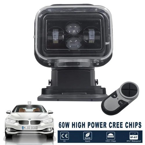 60 Watt Revolving Search Light With Remote
