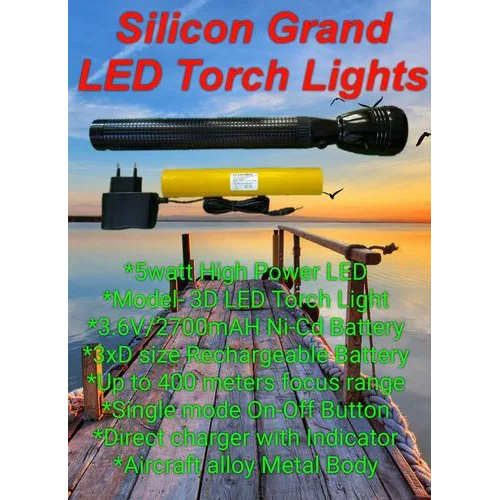 Silicon Grand LED Hand Torches