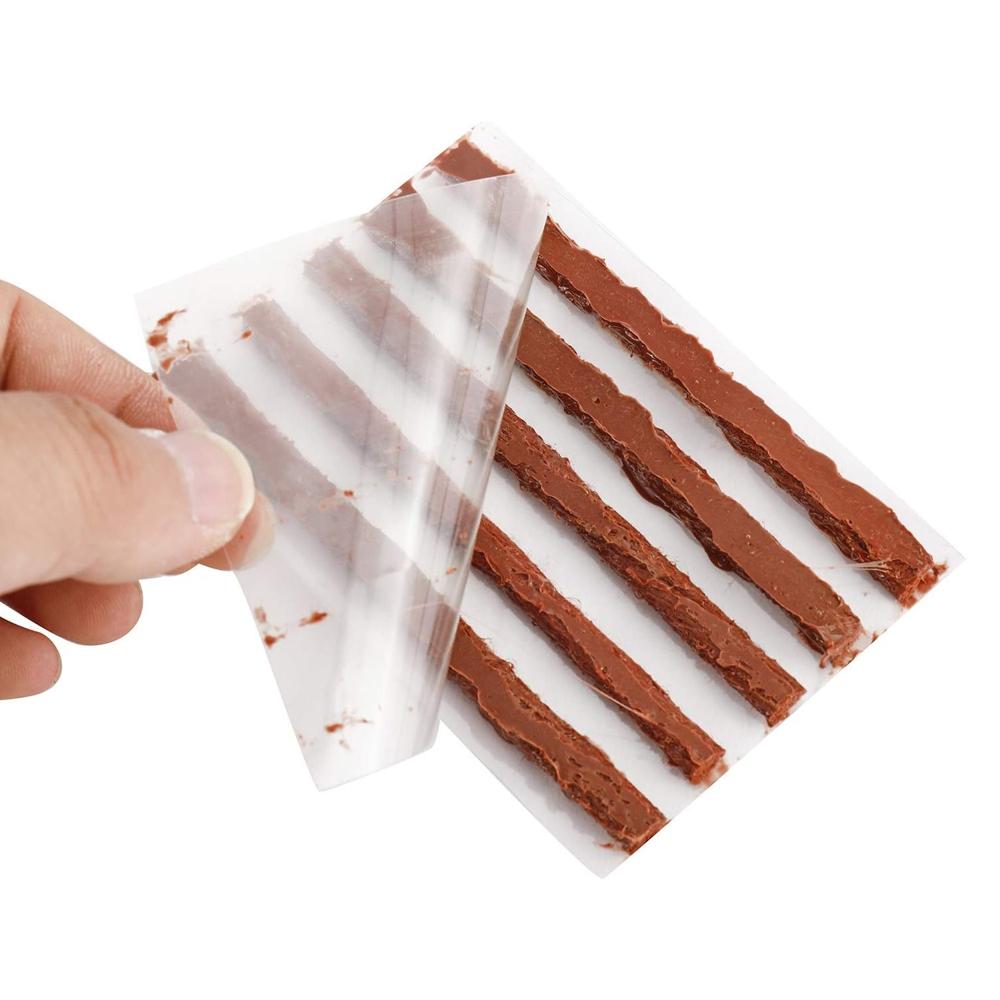 Tire Repair Strings Rubber Strips For Cars & Bike (10 Pcs Set ) - Dimension (l*w*h): 24 X 13 X 2 Cm Millimeter (mm)