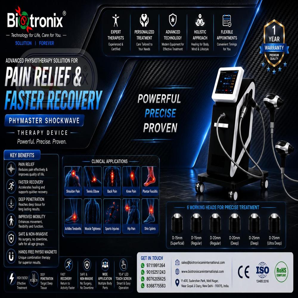 AIRSHOCK PRO Digital ESWT Shockwave Therapy Machine