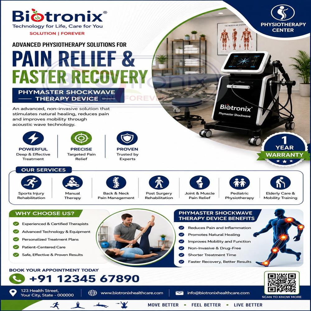 AIRSHOCK PRO Digital ESWT Shockwave Therapy Machine