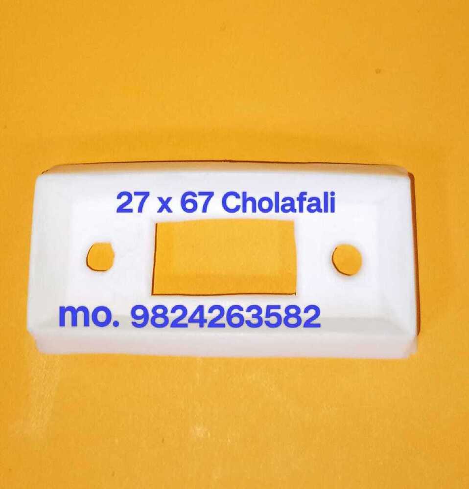 27 X 67 Mm Ractangle Die - Color: White