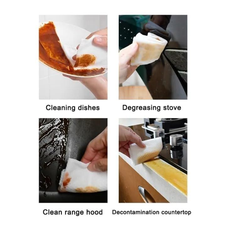 80 Pcs Kitchen Cleaning Wipes