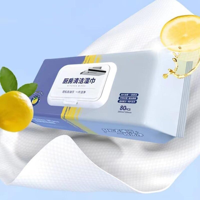 80 Pcs Kitchen Cleaning Wipes