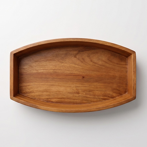 (L-7.5 x W-12 x H-1.75 inch) Wooden Tray Serving Tray