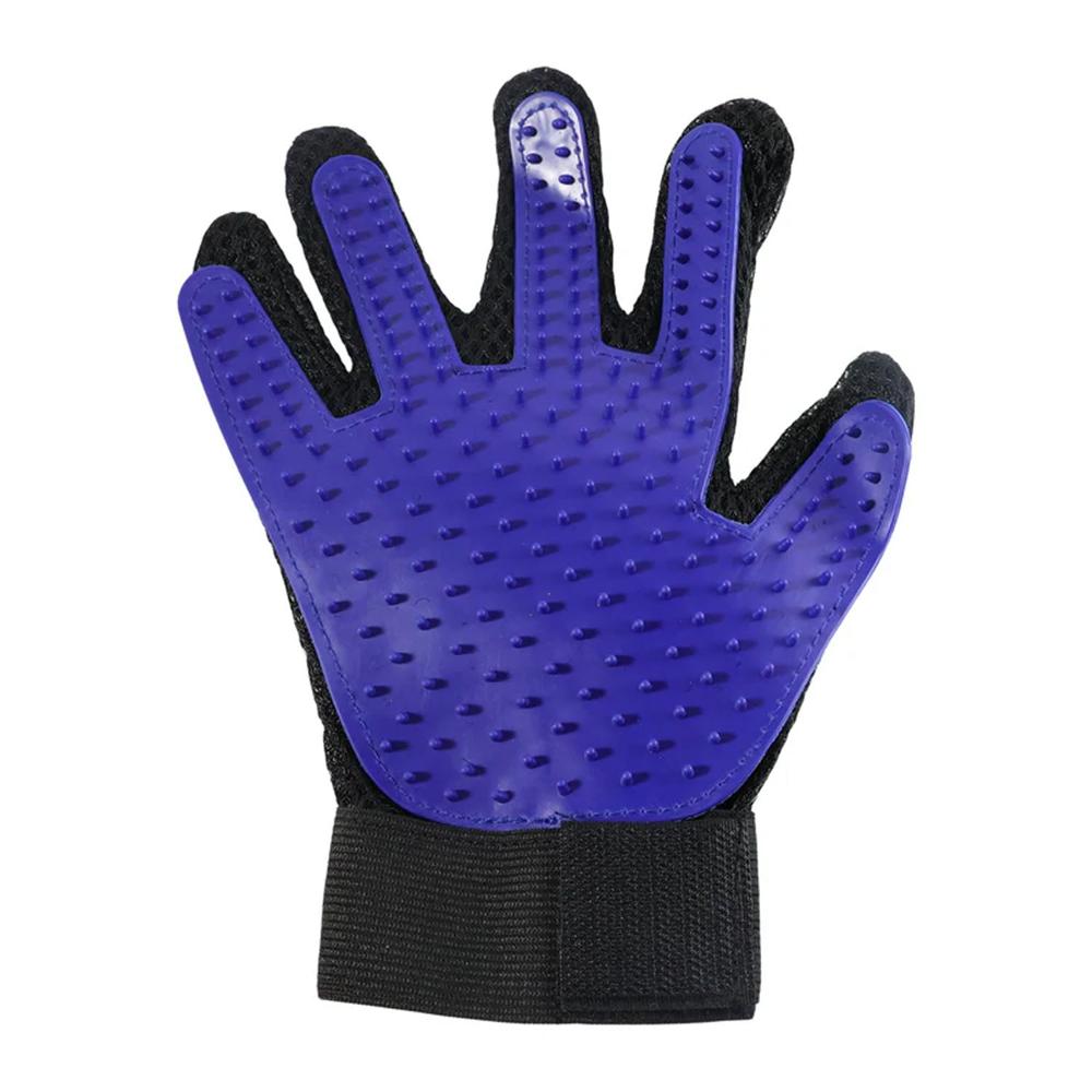Pet Grooming Deshedding Glove (1 Pc, Mix Color)