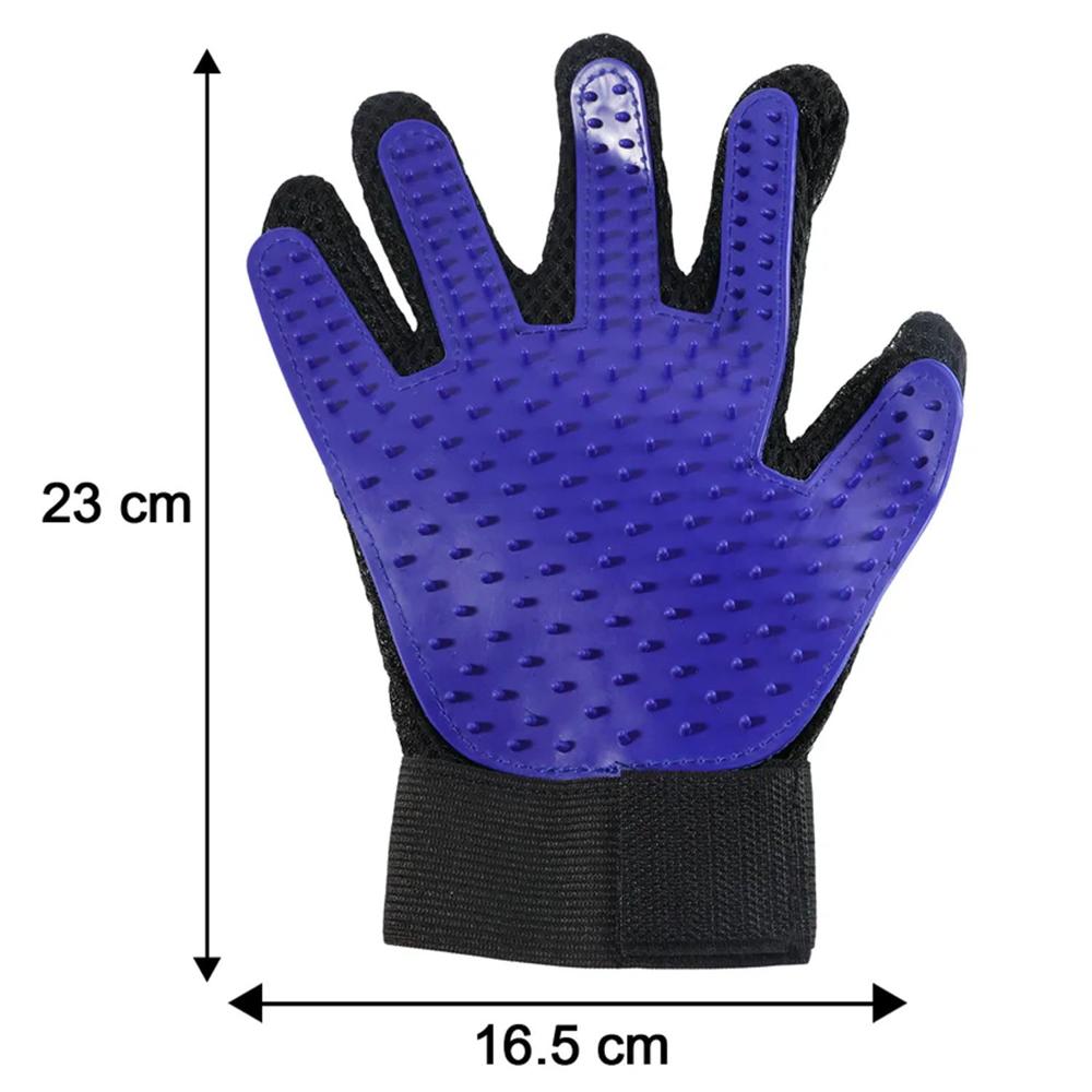 Pet Grooming Deshedding Glove (1 Pc, Mix Color)