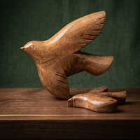 Decor Hanging Bird Wood
