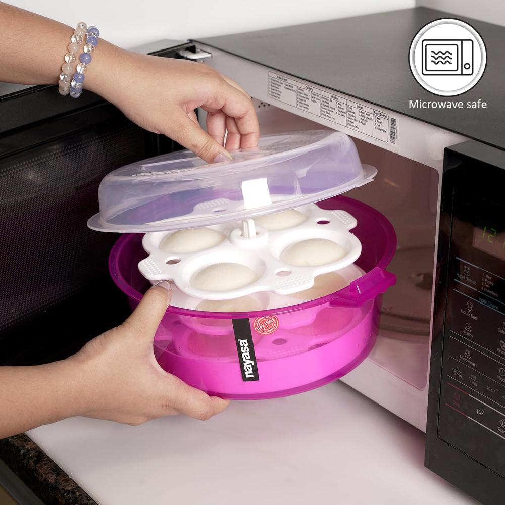 Plastic Microwave 4 in 1 Steam Idli Maker