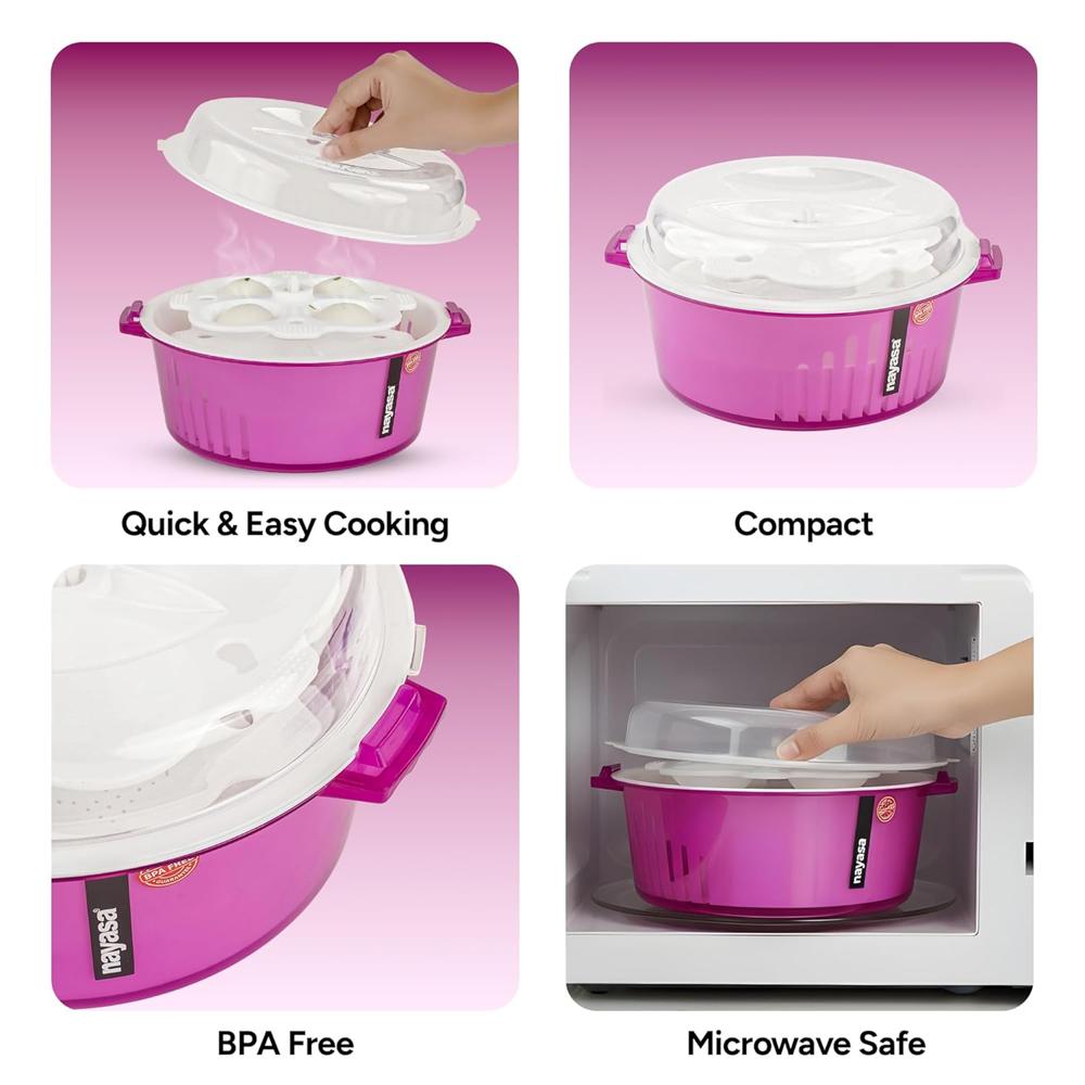 Plastic Microwave 4 in 1 Steam Idli Maker