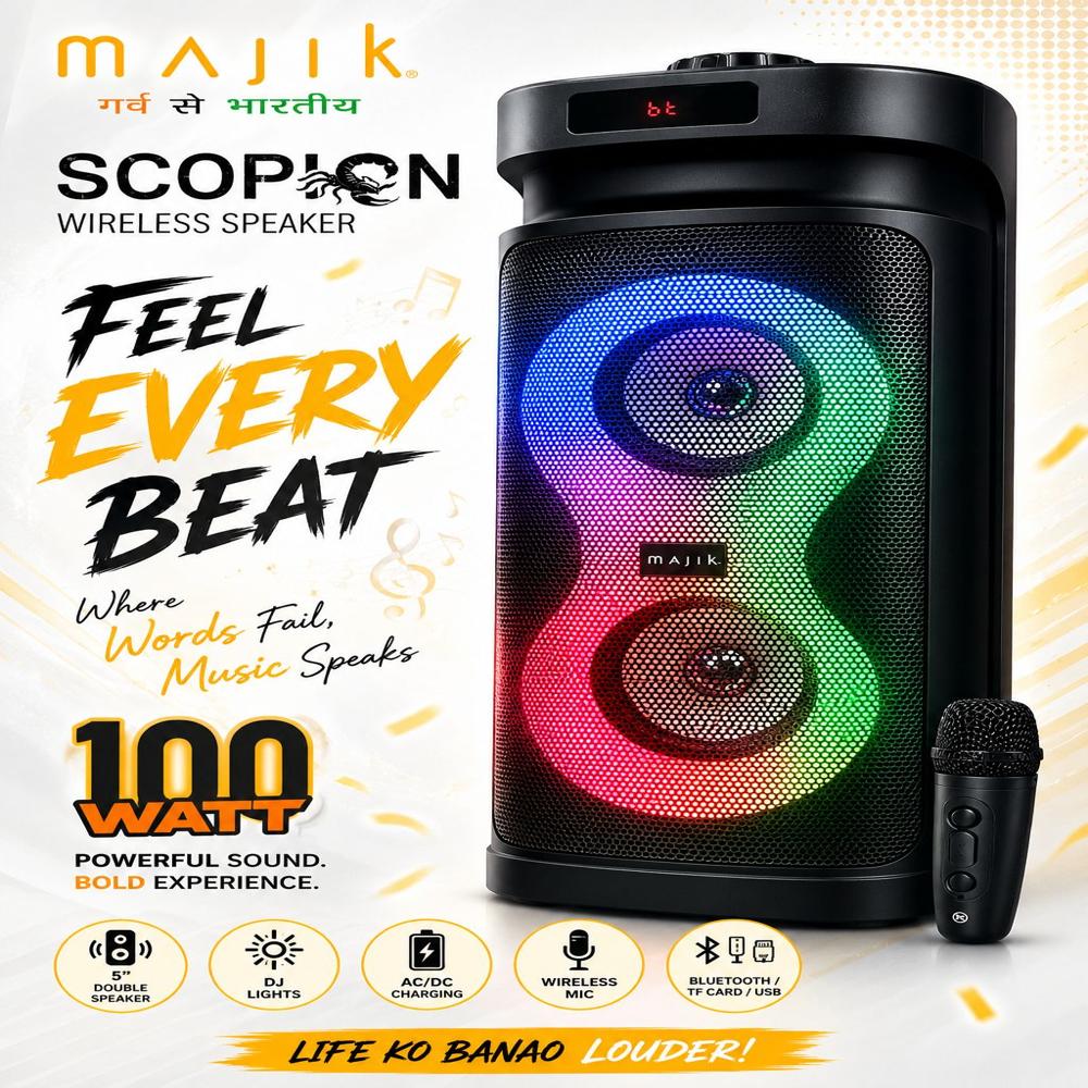 MAJIK SCOPION WIRELESS SPEAKER