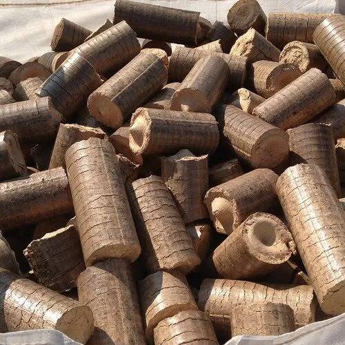 Groundnut Biomass Briquettes