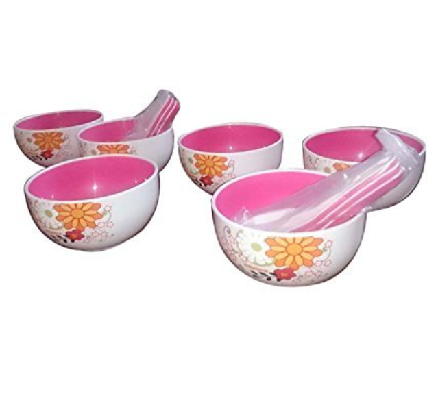 Round Plastic Soup Bowl Set