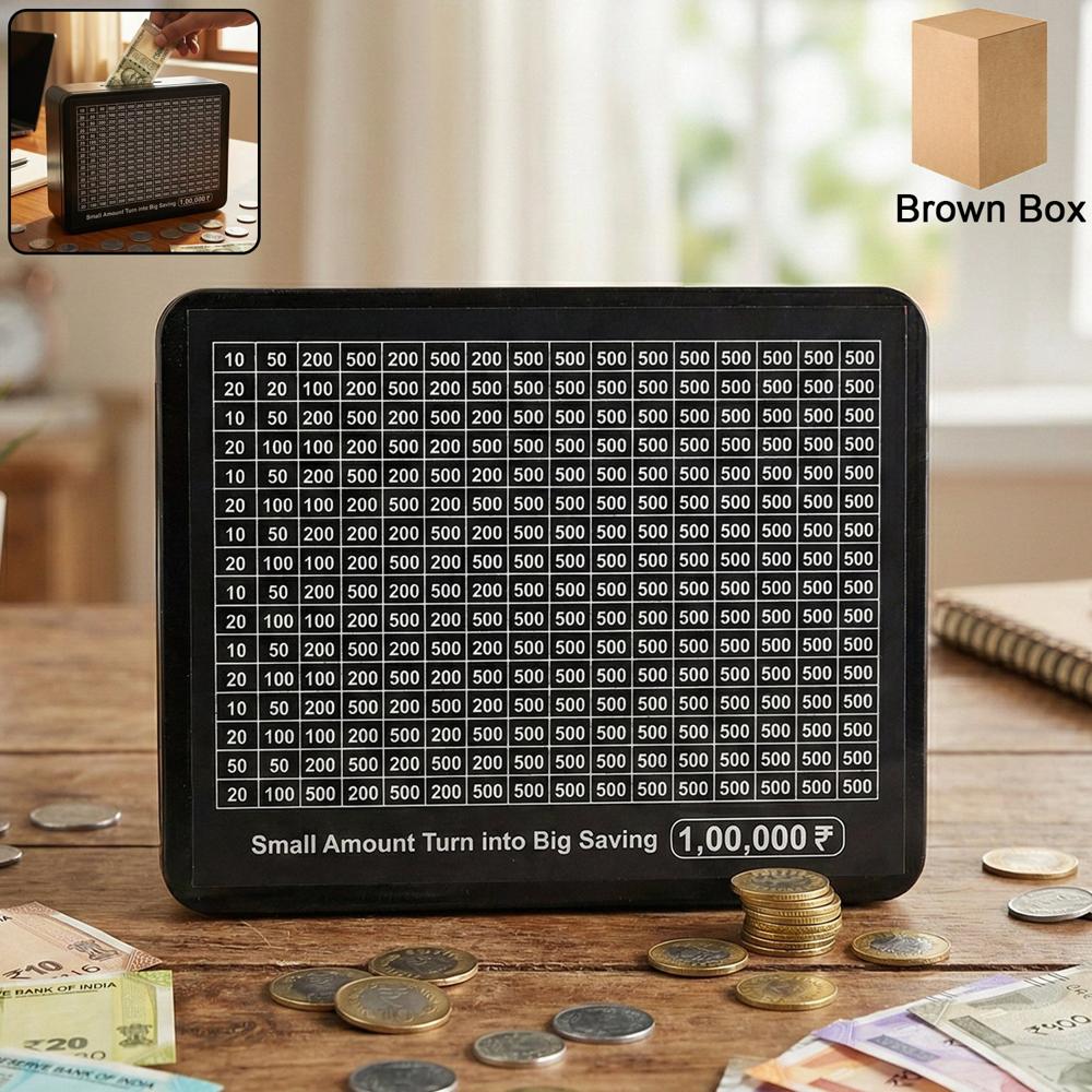 Reusable Savings Tracker Money Box (1 Pc) - Application: As Per Product Requirement
