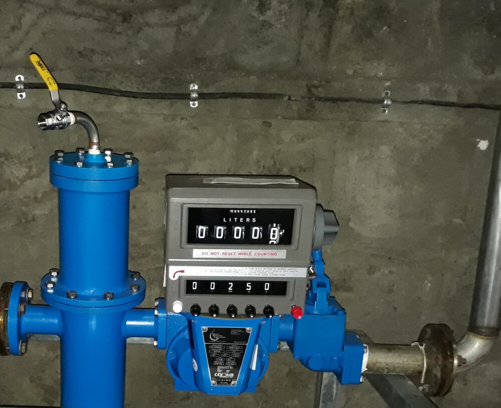 Preset Valve For Flowmeter - Cast Iron/aluminum, 2-4 Inch, Blue/grey | Mechanical Counter, Programmable Shut-off, Ip54 Weatherproof