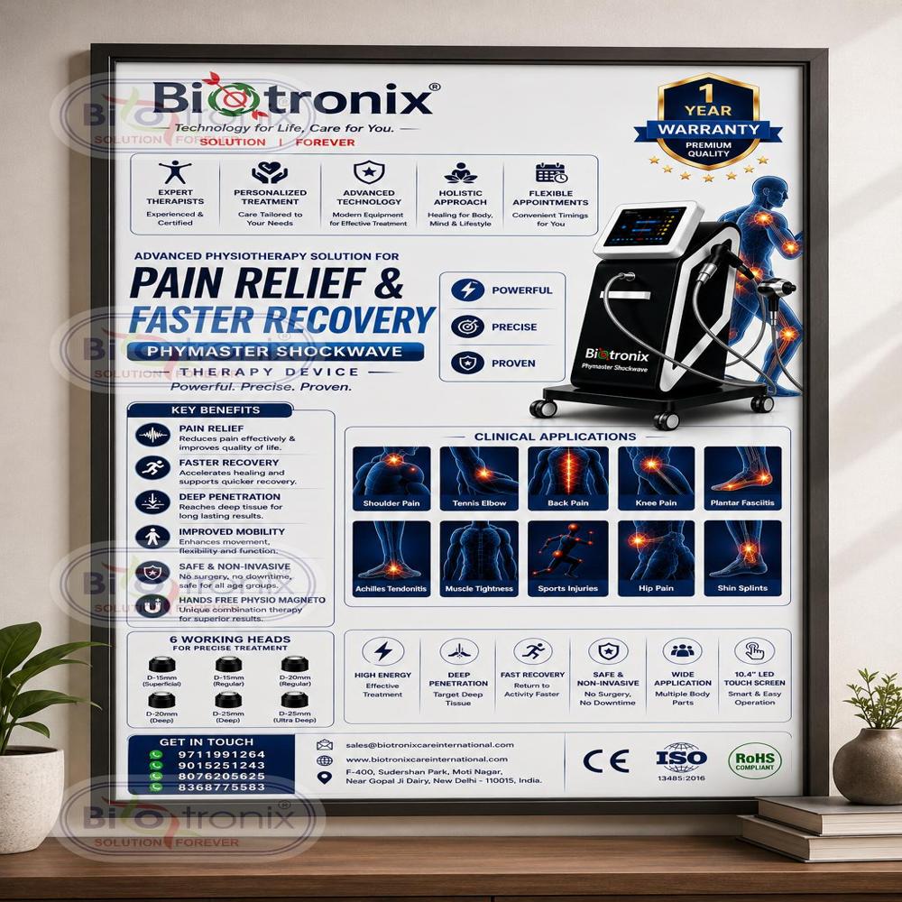 AIRSHOCK PRO 6 Head Shockwave Therapy Machine
