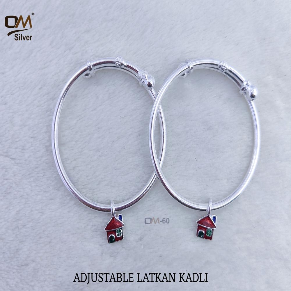 Bachha Kadli - Silver Bangles, 5 Weight | Unique And Imaginative Jewelry For Children, Perfect For Any Occasion, Sparkling Delight