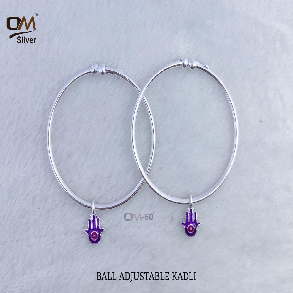 Bachha Kadli - Silver Bangles, 5 Weight | Unique And Imaginative Jewelry For Children, Perfect For Any Occasion, Sparkling Delight