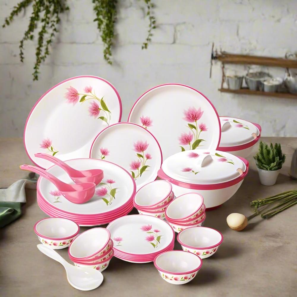 Deluxe Round Dinner Set 32 Pieces