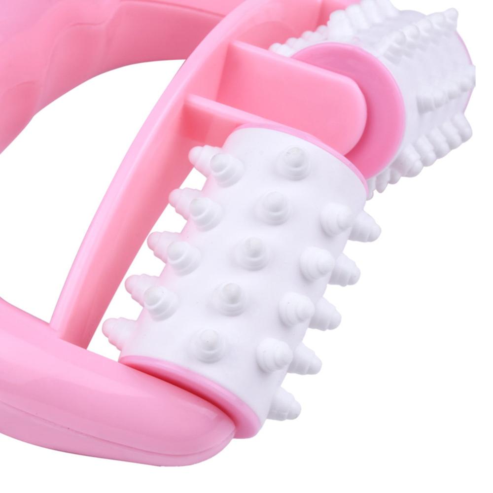 Plastic Massage Roller - 2-Roller Manual Design for Cellulite & Muscle Pain Relief