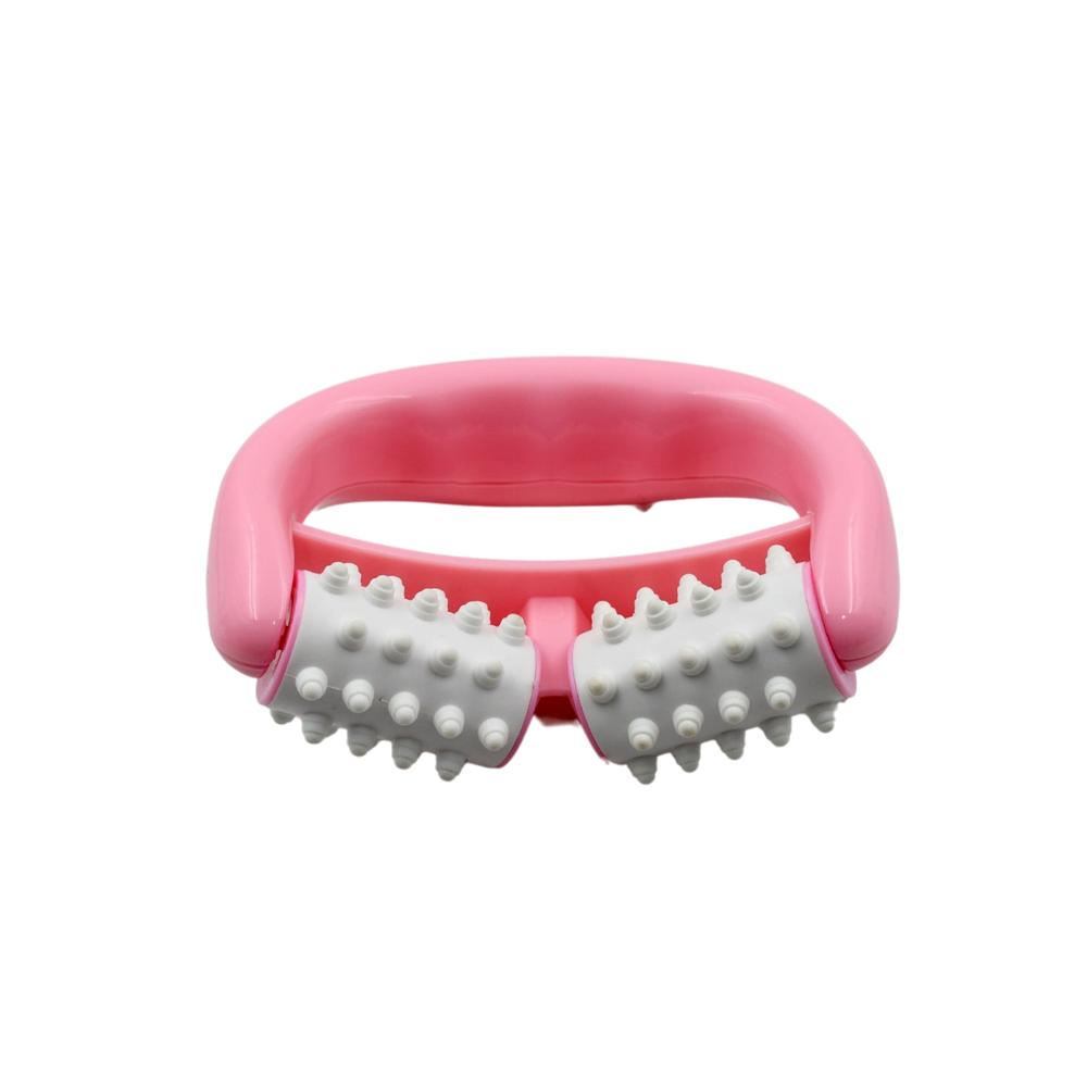 Plastic Massage Roller - 2-Roller Manual Design for Cellulite & Muscle Pain Relief