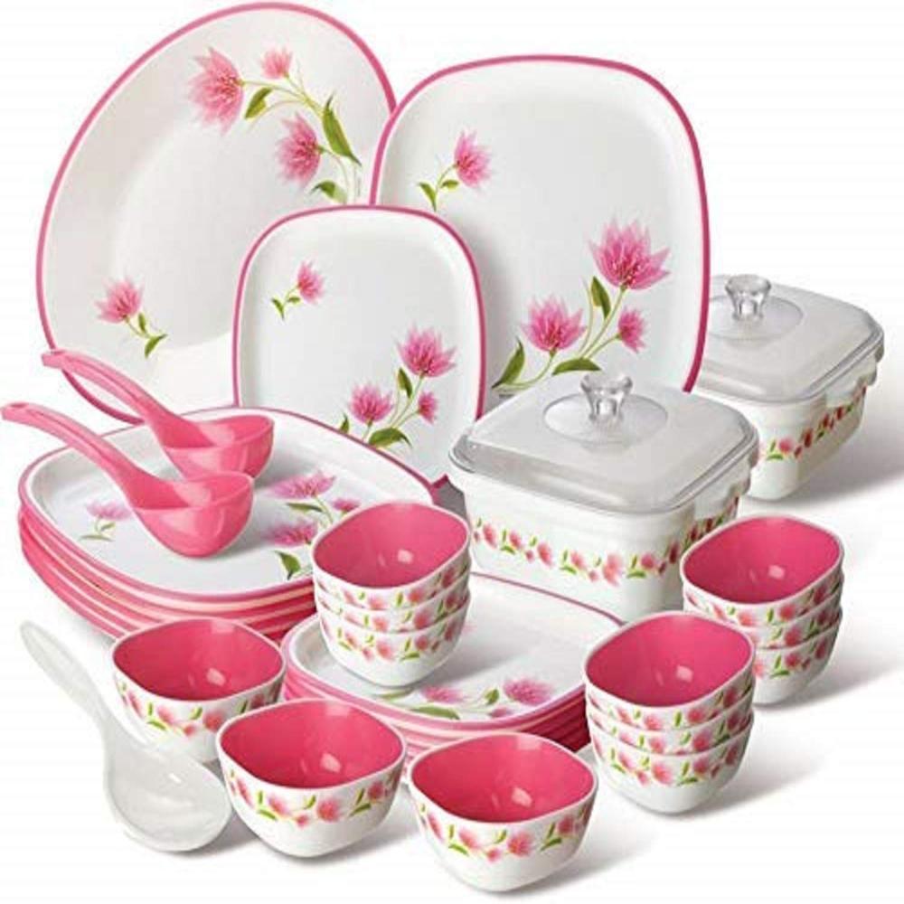Plastic Printed Dinner Set 32 Pieces