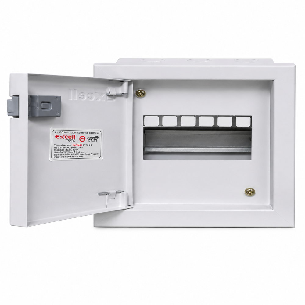 6 Way Double Door Mcb Box