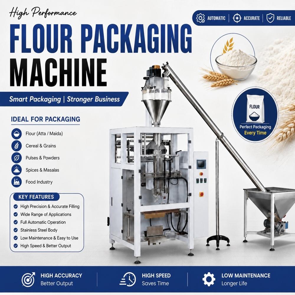 Flour packaging machine