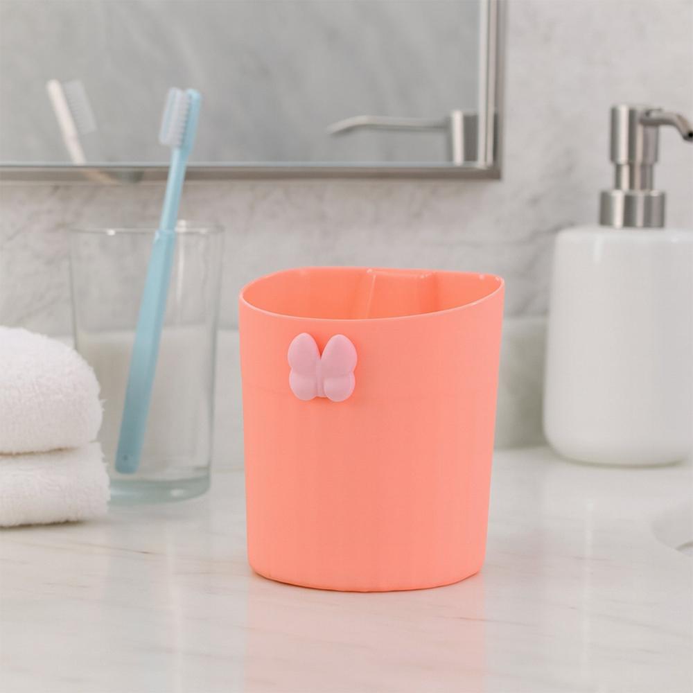 Premium Wall-Mounted Toothbrush Holder with Butterfly Design (2 Pc)