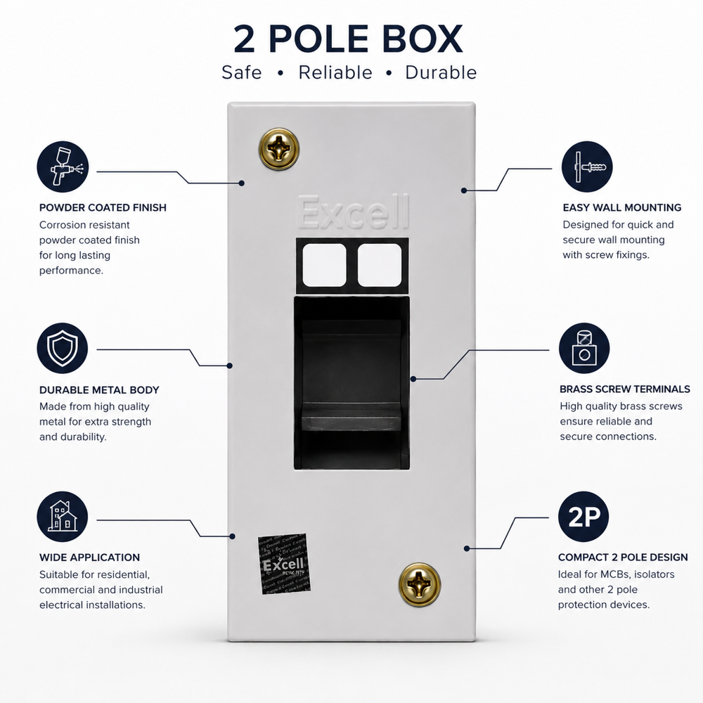2 Pole Mcb Box