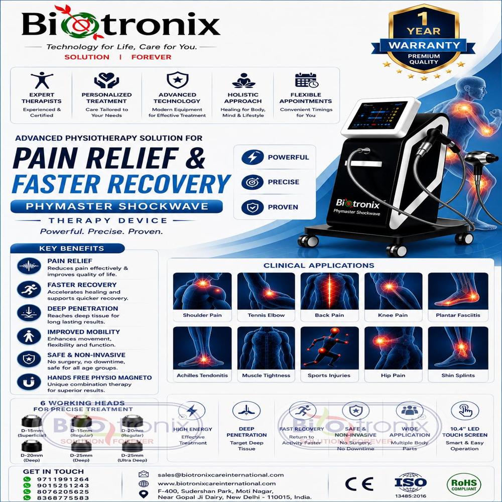 AIRSHOCK PRO Advanced Radial ESWT Physiotherapy Machine