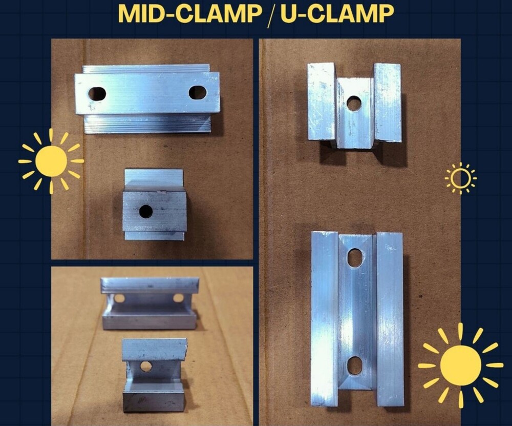 AL6063-T5 Aluminium U Clamp