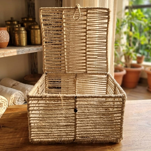 Jute Hamper Box