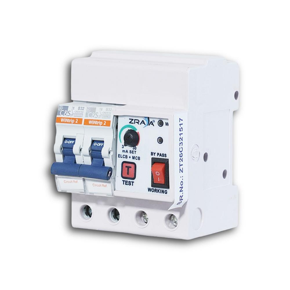 Single Phase Mini ELCB-MCB