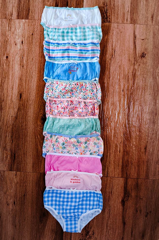 G22293 | PRIMARK Girls Printed Briefs Assorted