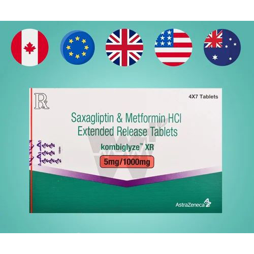 Kombiglyze XR 5mg-1000mg Tablets, Astra Zeneca