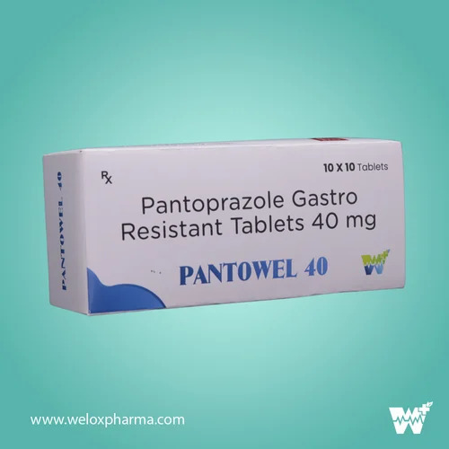 Pantowel Pantoprazole Gastro Resistant Tablets 40 Mg
