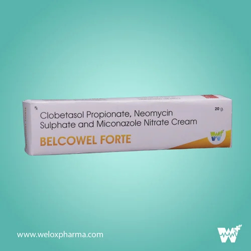 Belcowel Forte Clobetasol Propionate, Neomycin Sulphate and Miconazole Nitrate Cream 20g