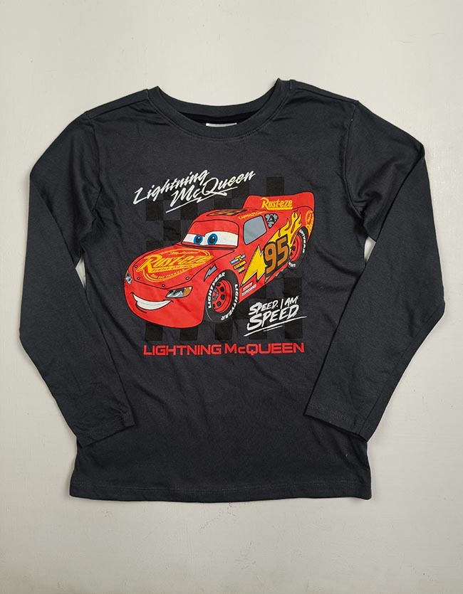 B16694 | Boys Long Sleeve Character Printed T-Shirts