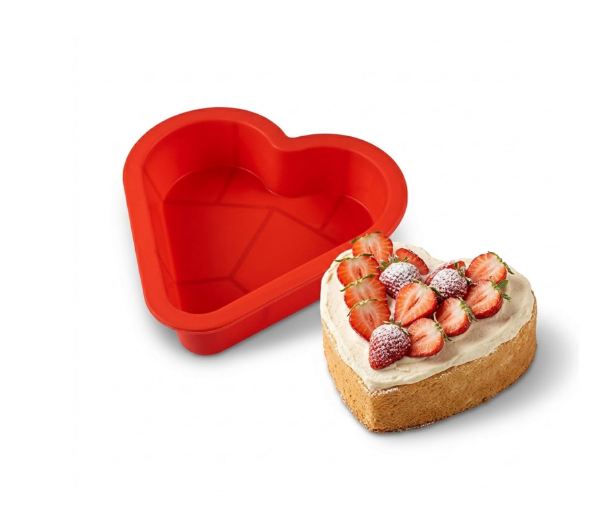 CAKEMOULD SILICONE HEART